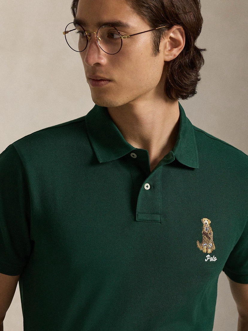 【秒杀价已调 直接拍】RL  经典狗子系列刺绣 纯棉珠地 短袖Polo衫