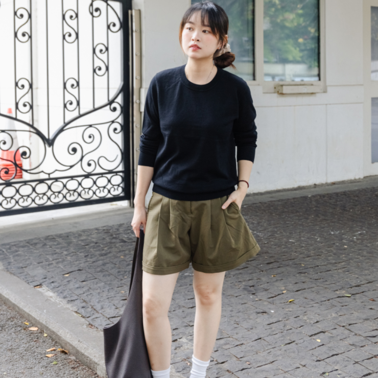 LA BULL可机洗圆领羊毛打底衫|衣柜必备基础款，轻盈软糯