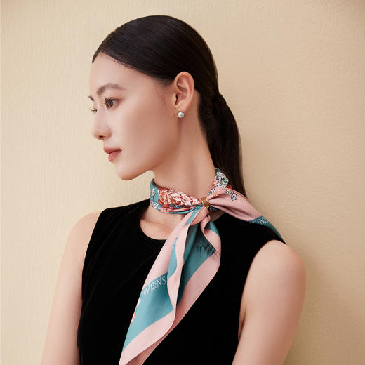 万事利《纯粹真我 ·绽放》丝巾伞礼盒（中方巾） 商品图2