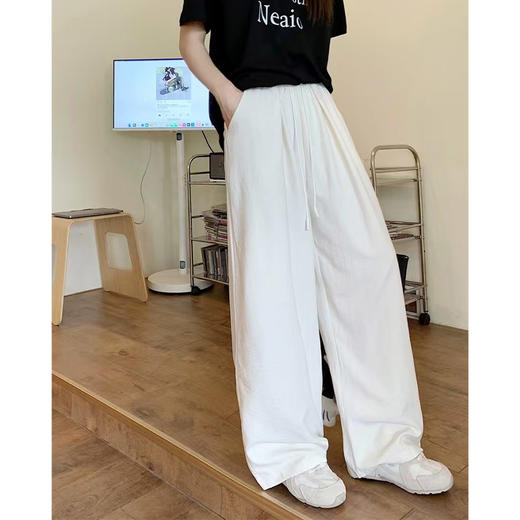 初秋新款阔腿裤女奶芙裤高腰显瘦空气裤纪念日百货门店同款164595362 商品图1