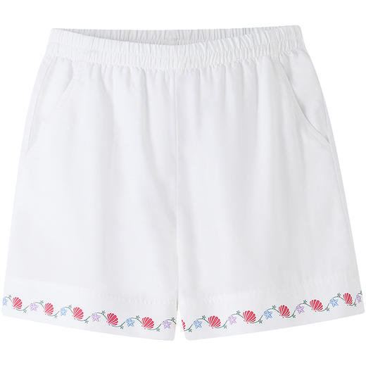 女童全腰梭织短裤夏季新款安奈儿童装EG626599 商品图6