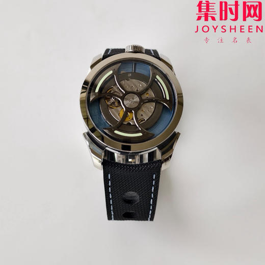K1新款MB&F MAD1S系列 战斧摆陀 紫 / 蓝——侧向读时 + 大摆陀“暴走旋转”的现象级机械玩具 男士腕表 表径42mm 商品图0