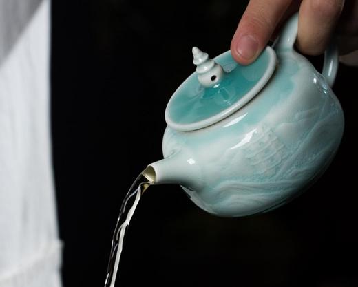 天青色等烟雨龙泉青瓷茶具礼盒4头套组 商品图7