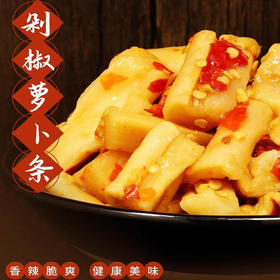 筷莫停坛子菜剁椒萝卜条开胃下饭菜腌制菜泡菜酸辣萝卜块老坛萝卜