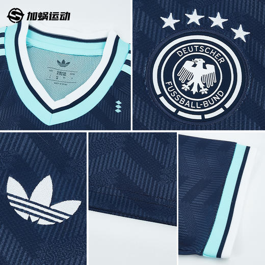 SFS阿迪达斯2026世界杯德国客场球迷版球衣短袖足球服男 JN2074 商品图2
