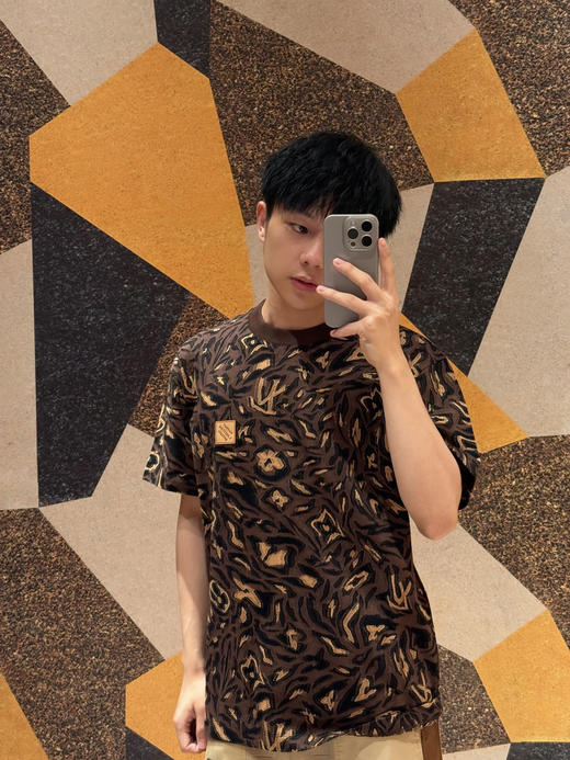 驴家 25ss迷彩提花短袖T恤 男女同款（DY） 商品图5