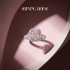 ShiningHouse[培育] 粉钻系列 18k金钻石戒指 祖母绿形1.6克拉钻人工真钻人造钻石K金戒指时尚钻石戒指卓越匠心奢耀臻献【此商品不支持7天无理由退货退款】 商品缩略图3