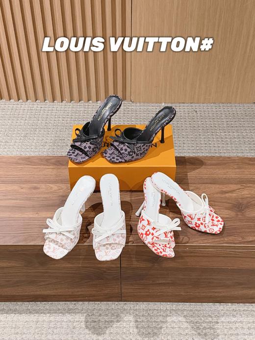 驴家 X TM 凉拖三彩系列小猫跟蝴蝶结凉拖鞋（DBG） 商品图0