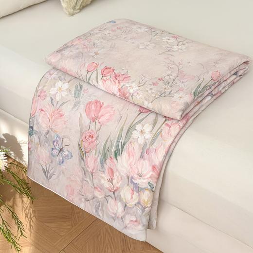 【品牌直发】加倍生活 A类数码印花凉感丝夏被-梦朵系列 12色可选 夏凉被空调被 商品图4