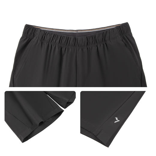 【防泼水】柒牌男装2026夏季新品宽松五分轻薄提花松紧腰便装短裤 130H70070 商品图3