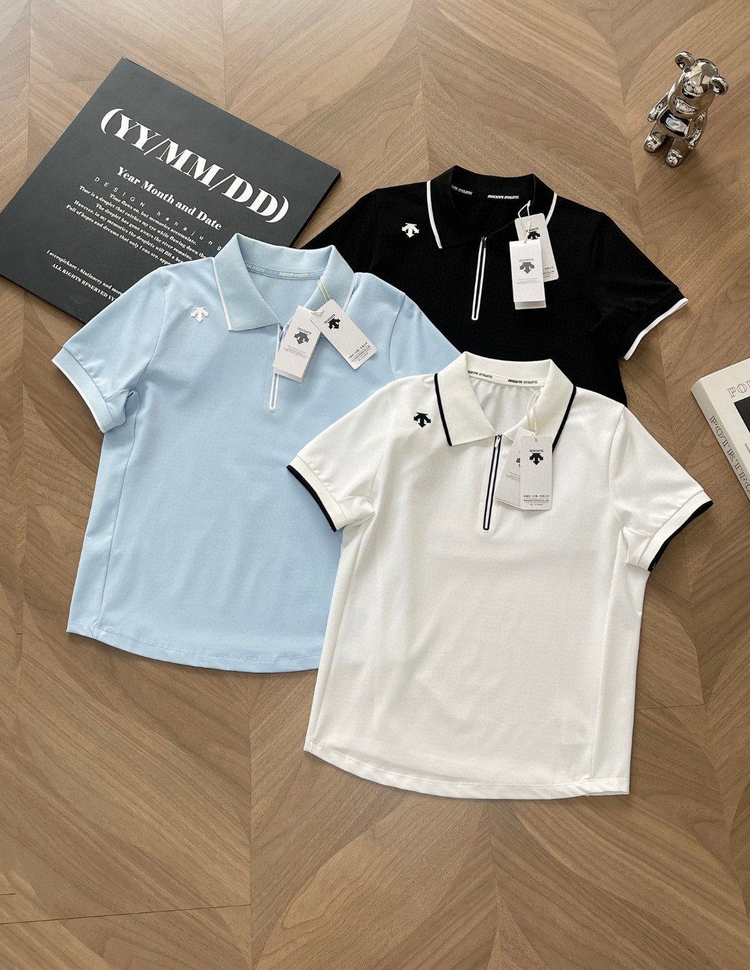 点此购买 迪桑特夏季女士短袖POLO衫 qk  315959