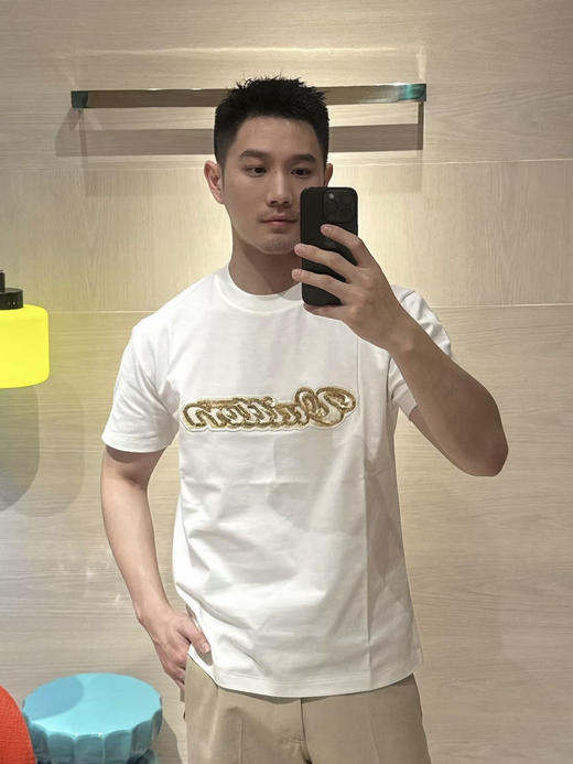 驴家 25ss亮片字母标识刺绣短袖T恤男女同款（DY） 商品图11