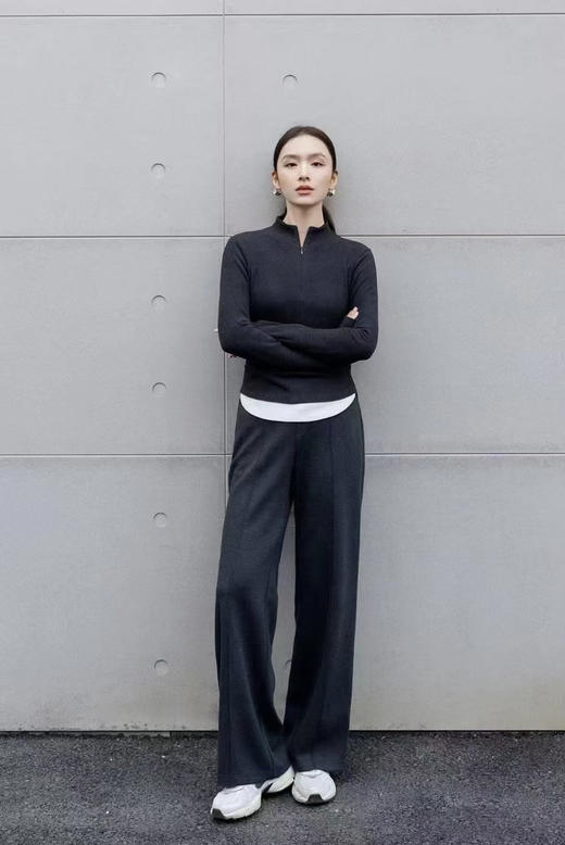 【高品质私服】【修身收腰小立领针织衫】整体和谐治愈，温柔松弛法式气质风G1668-CC【无标出货 介意慎拍】 商品图1