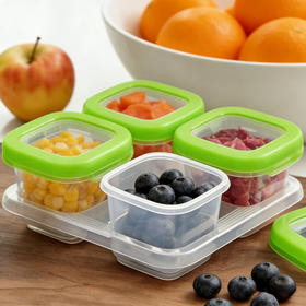 美国OXO TOT婴幼儿辅食盒/食物存储盒 宝宝辅食罐六格