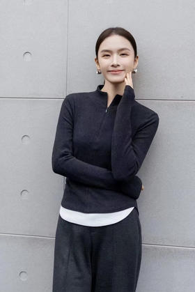 【高品质私服】【修身收腰小立领针织衫】整体和谐治愈，温柔松弛法式气质风G1668-CC【无标出货 介意慎拍】