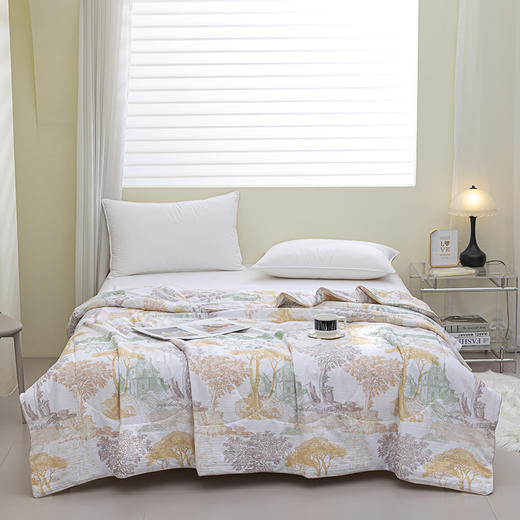 杉杉家纺 泡泡纱夏凉被-北欧小镇 商品图0
