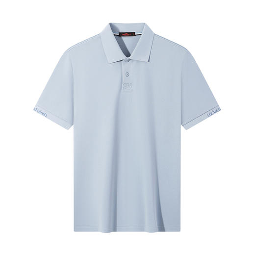 【冰糖玉/不变形领】柒牌男士短袖POLO衫2026夏季新款翻领商务 130T70540 商品图4