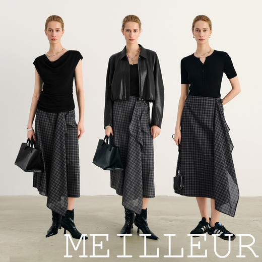 【商场同款】麦檬夏梭织中裙5G4340671 商品图3