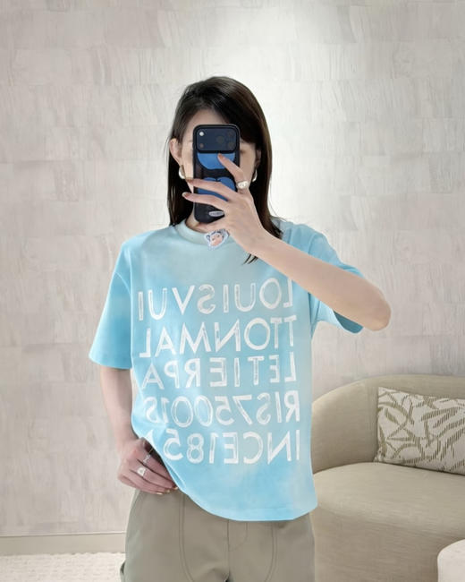 驴家 25ss扎染印花短袖T恤 男女同款（DY） 商品图4