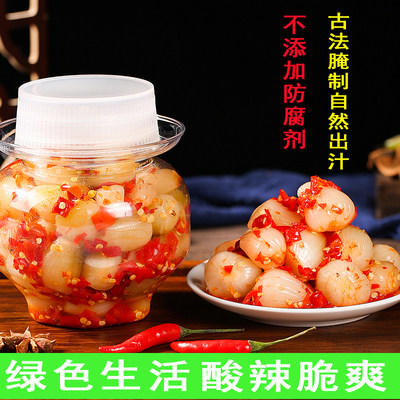 筷莫停坛子菜剁辣椒刀豆姜丝藠头开胃下饭菜腌制菜泡菜茭头腌辣椒 商品图0