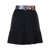 两三事 未寄书简 2026夏季新款复古印花腰带荷叶边裤脚高腰短裤女 商品缩略图4