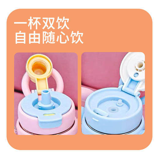 陈多多巨无霸大容量吸管冰霸杯车载水杯子高颜值生日礼物双饮保温杯 商品图3