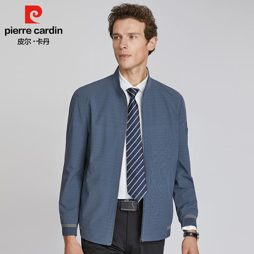 皮尔卡丹立领不规则条纹夹克PXJ21104 商品图3