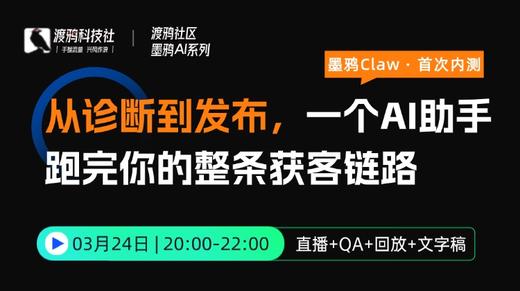 从诊断到发布，一个AI助手 跑完你的整条获客链路 商品图0