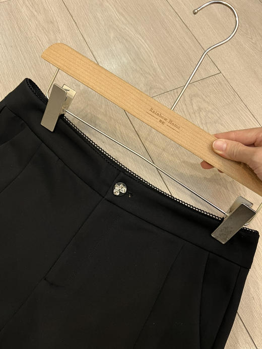 蝴蝶纽扣微喇四面弹九分裤88008 商品图4