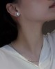 稀有天然银河系巴洛克天然淡水珍珠碎银耳钉 商品缩略图10