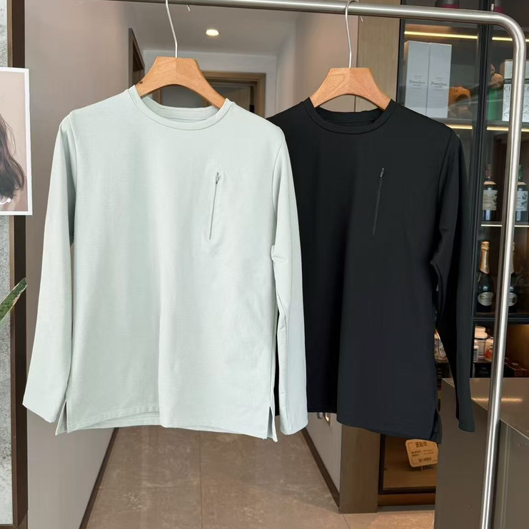 毒家！两色dst  BLANC|ALLTERRAIN系列男士无缝长袖套头上衣宽松版型   无缝长袖