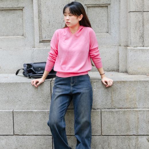 LA BULL连帽羊毛衫|100%绵羊毛，无缝高支工艺，软糯蓬松高质感，6色可选 商品图3