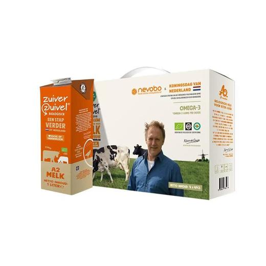 乐荷有机全脂A2牛奶1l*4盒礼盒/提 商品图0