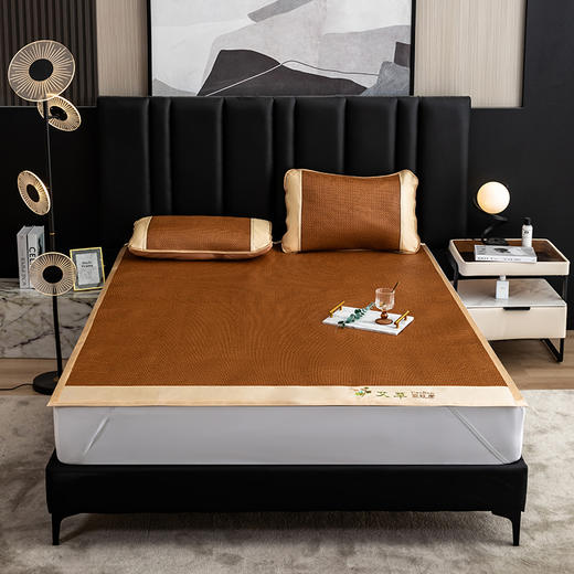 杉杉家纺 艾草双面古藤席-步步高 商品图0