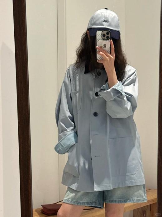 【高品质私服】【IC高密全棉斜纹夹克巴恩风外套】轻盈率性，适配休闲日常，细腻柔韧，色泽自然G1722-CC【无标出货 介意慎拍】 商品图1