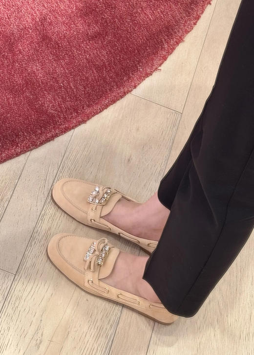 Roger Vivier 罗杰维维亚26新品  皮革乐福船鞋（DBG） 商品图9