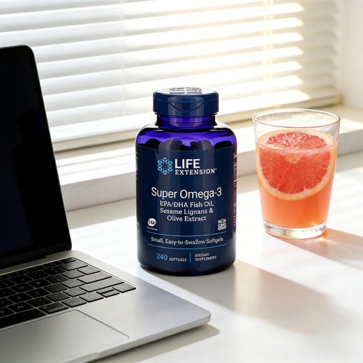 Life Extension Omega-3鱼油 240粒 /瓶 商品图10