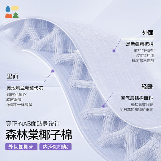 【女童自由穿搭套装】森林棠26春百搭紫色系上衣裤子裙子随心搭组合21261185 商品图3