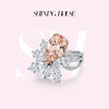 ShiningHouse[培育] 粉钻系列 18k金钻石戒指 梨形3克拉钻人工真钻人造钻石K金戒指时尚钻石戒指卓越匠心奢耀臻献【此商品不支持7天无理由退货退款】 商品缩略图0
