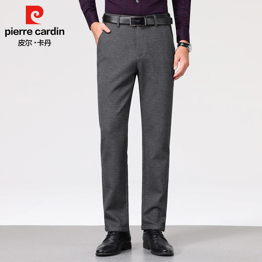 皮尔卡丹420克秋冬羊毛商务长裤针织裤PXX08012 商品图14