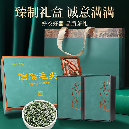 【2026年新茶预售】茶马世家丨信阳毛尖 河南名优绿茶 特级 意境 礼盒装 250g，新茶预计4月10日发货 商品图1