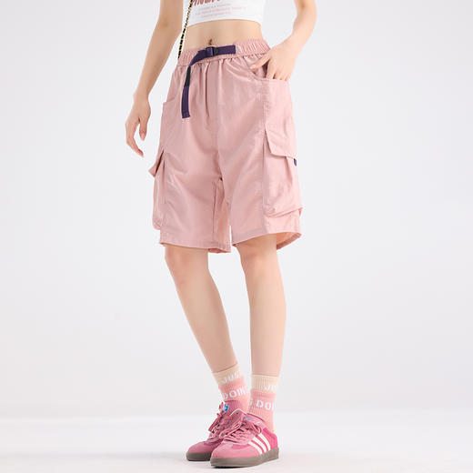 LUCKY DEER/幸运鹿情侣款时尚工装多袋机能5分裤K006 商品图2