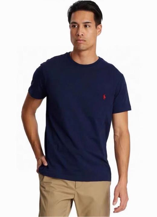 拉夫劳伦男士7色圆领短袖T恤！ 新马湖南工厂订单 50支越南日中纺（盛泰）客供精梳棉 商品图7