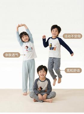 【秒杀】西蒙日记插肩天丝莱赛尔亲子家居服套装