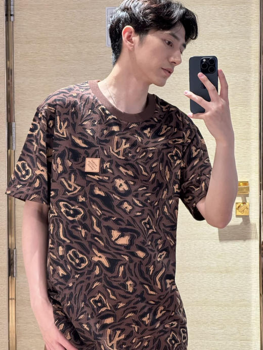 驴家 25ss迷彩提花短袖T恤 男女同款（DY） 商品图8