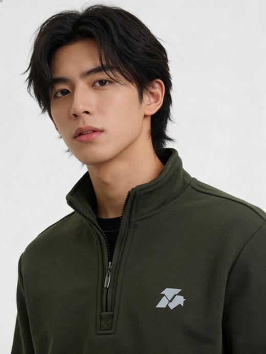 【25长袖体能卫衣春秋款】半拉链春秋新款运动百搭长袖体能卫衣03h 商品图2