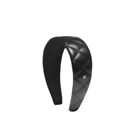 CH-J 小羊皮菱格纹宽发箍 商品图0