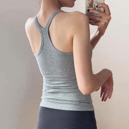 eggstuidocom品牌 ebb版型生命力工字背心 自带固定胸垫 呼吸感面料 4色可选 商品图4