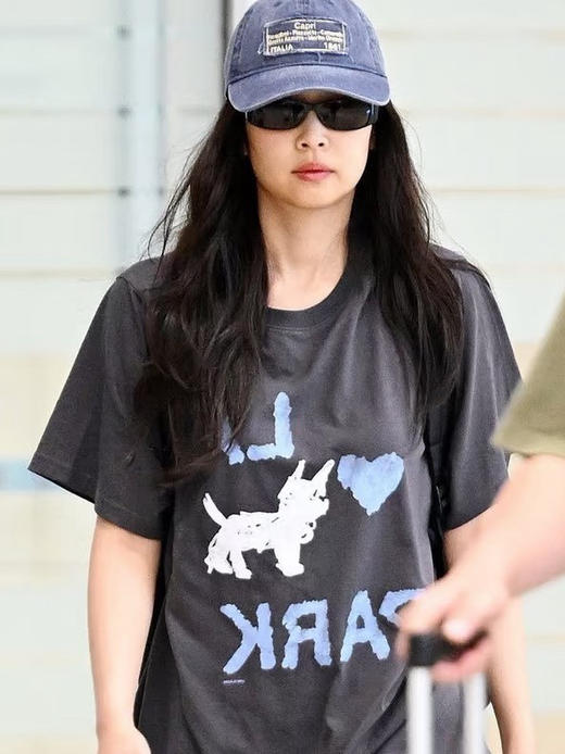 Jennie同款短袖LOVE PARK短袖T恤 商品图2