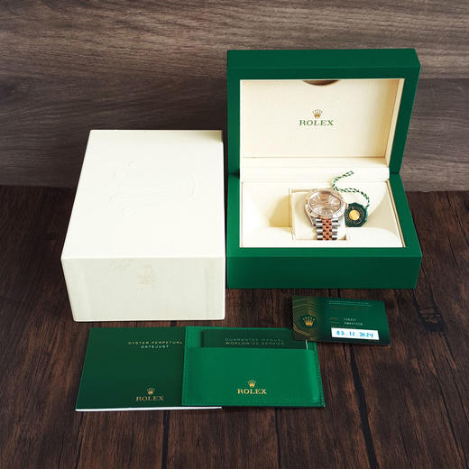 【95新】ROLEX 劳力士126331-0010天文台认证自动机械机芯日期显示41MM（男款）日志型系列蚝式钢/18K玫瑰金220326NJS08 商品图1